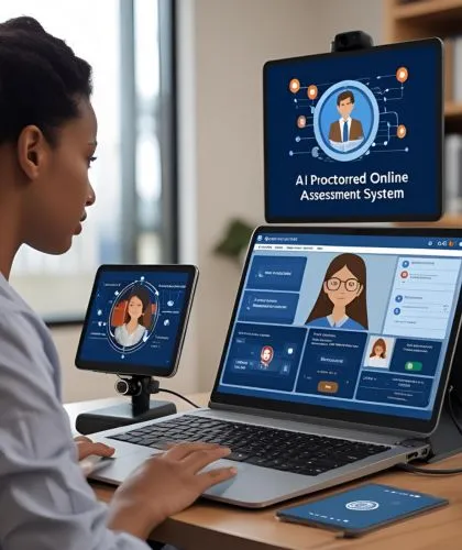ProctorMind - AI Proctored Online Assessment System