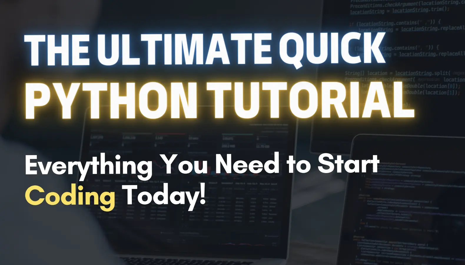 Cover image for Quick Python Tutorial Ebook