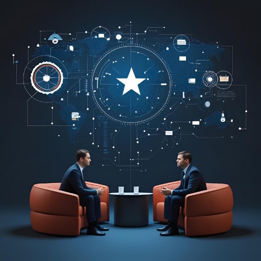 Interview preparation session graphic