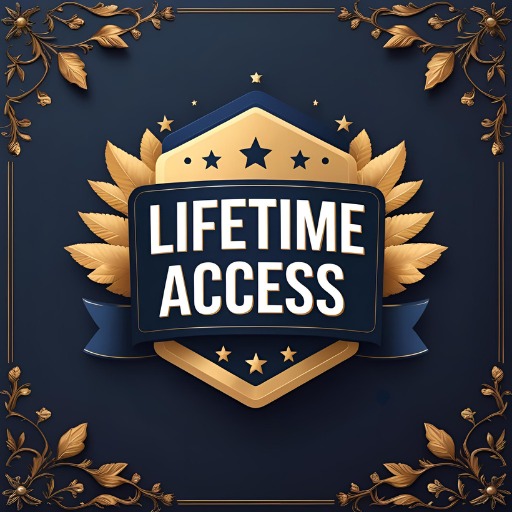 Lifetime learning access illustration
